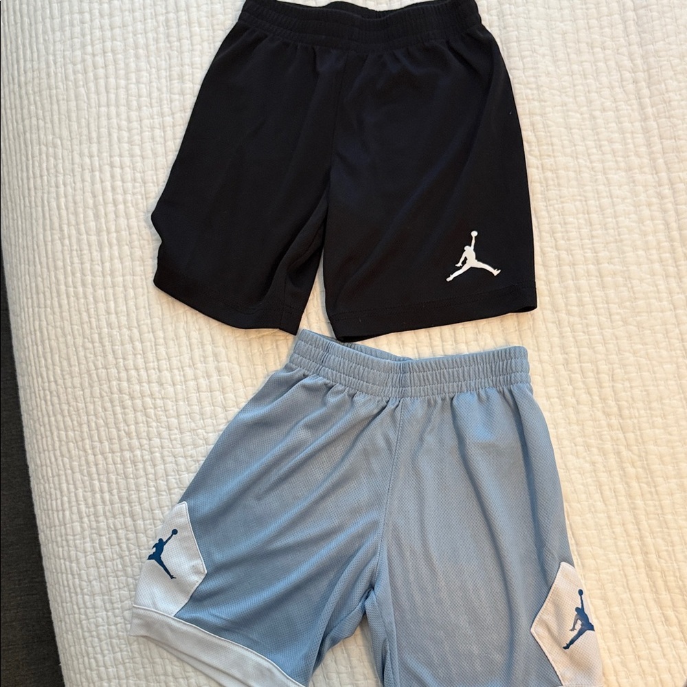 Jordan Shorts Duo - Black and Light Blue